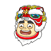 Huat 新年快乐 Sticker