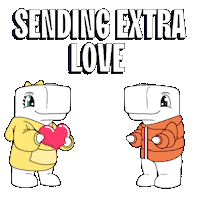 Love You Hearts Sticker by Ordinary Friends