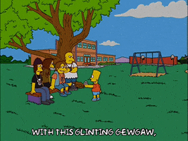 bart simpson waiting GIF