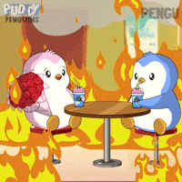 This Is Fine GIF by Pudgy Penguins