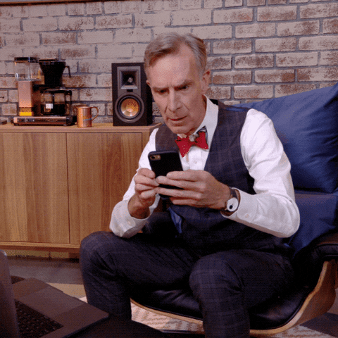 bill nye cell phone GIF by NETFLIX