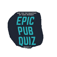 EpicPubQuiz trivia radiant anaheim pub quiz Sticker