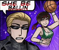 Resident Evil Basketball GIF