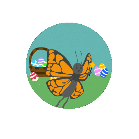Happy Butterfly Sticker by LioxFoundation