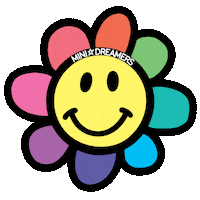 Happy Flower Sticker by Mini Dreamers
