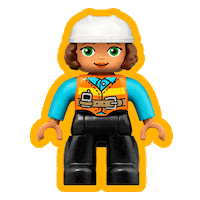 Girl Work Sticker by LEGO