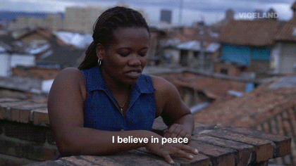 i believe in peace GIF by WOMAN