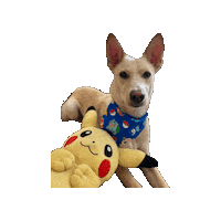 Pikachu Dog Sticker by Geekster Pets