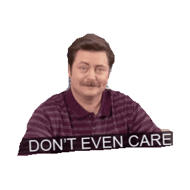 i dont care STICKER by imoji