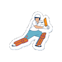 GorkhaAthletics cricket ga nepal gurkha Sticker