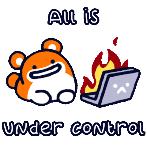 On Fire Sticker Sticker