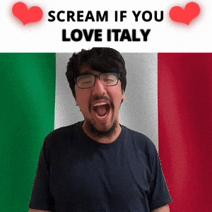 SCREAM IF YOU LOVE ITALY