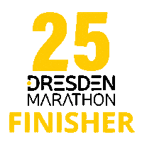 Anniversary Marathon Sticker by DRESDEN-MARATHON
