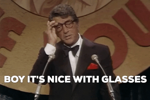 Glasses See GIF by Dean Martin