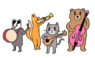 Live Music Band Sticker