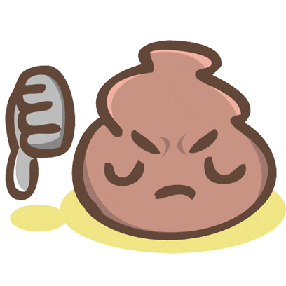 emoji poop GIF by Geo Law