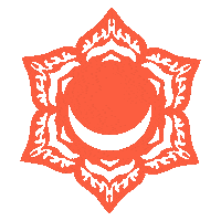 Evil Eye Orange Sticker by daisy maize