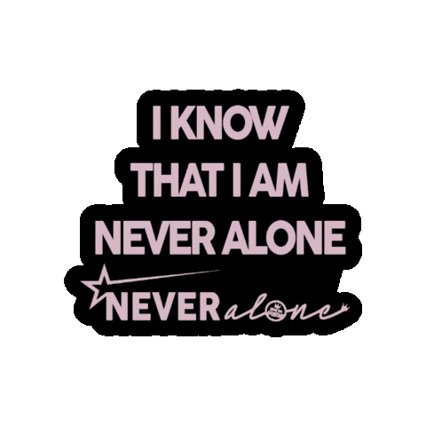 Neveralone Sticker by Thank You Hashem