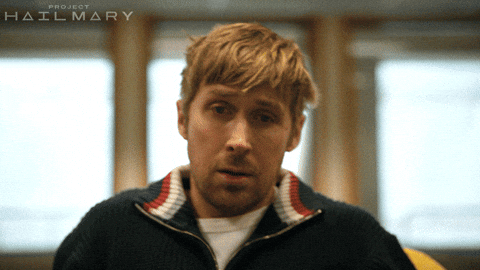 Unsettle Ryan Gosling GIF by Project Hail Mary