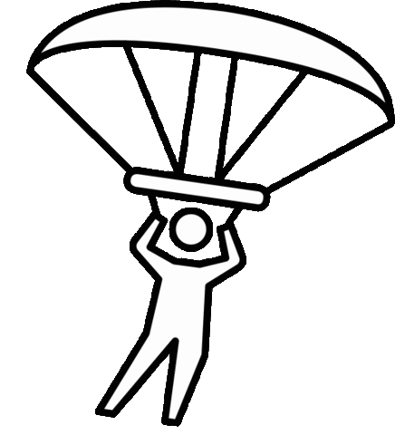 Paragliding Sticker by RabbitFuel