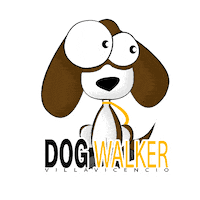 DogWalkerVillavo dog perro diversion dogwalker Sticker