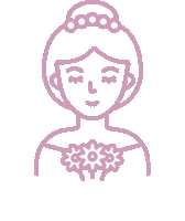 In Love Veil Sticker by Calla Blanche