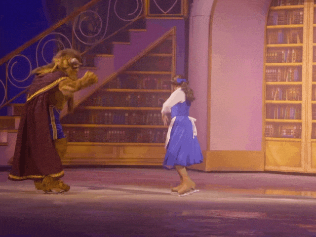 Skating Beauty And The Beast GIF by Disney On Ice