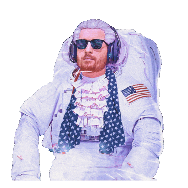 Fade Away American Sticker