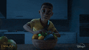 Freaking Out Food Fight GIF by Walt Disney Animation Studios