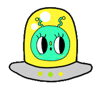 Outer Space Sticker by Liz Rodriguez