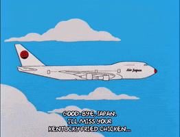 flying bart simpson GIF