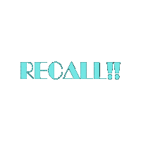 Recall Sticker by KAID