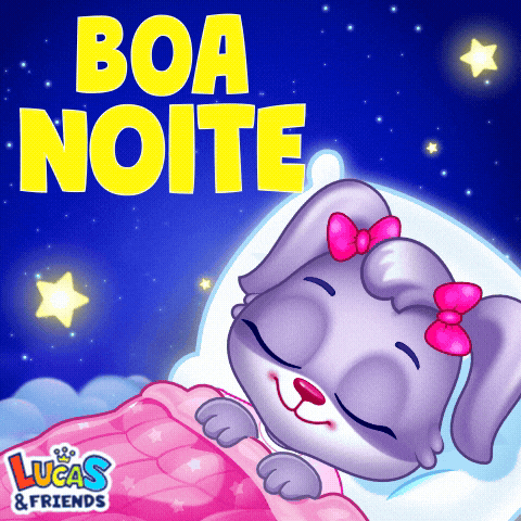Good Night Sleeping GIF by Lucas and Friends by RV AppStudios