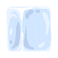 Ice Cube Sticker by Romain Digue