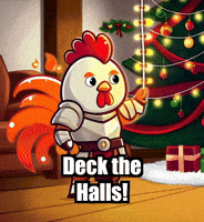 Deck The Halls Christmas GIF by Zorooster