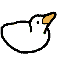 Bird Duck Sticker
