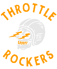 throttlerockers motorcycle chopper tr bikers Sticker
