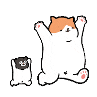 Cat Run Sticker by FATZOO