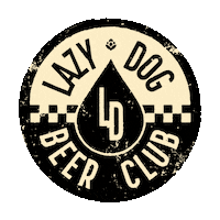 Road Warriors Beer Sticker by Lazy Dog Restaurant & Bar