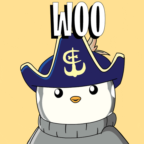 Excited Lets Go GIF by Pudgy Penguins