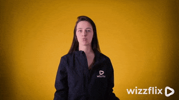 Wizzflix_ dance dancing yellow peace GIF