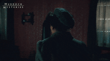 Shocked Turn Around GIF by Murdoch Mysteries