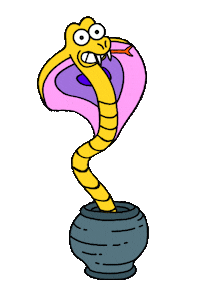 Snake Dancing Sticker by Earth Cubs
