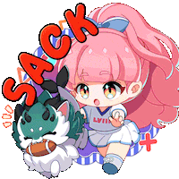 Super Bowl Football Sticker by DigiDaigaku