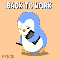 Work Working GIF by Pudgy Penguins