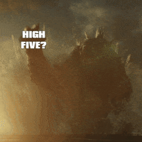 GodzillaVsKong yes clap monster good job GIF