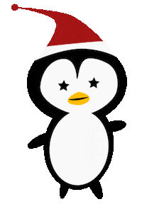 Penguin Hello Sticker by punchvisual