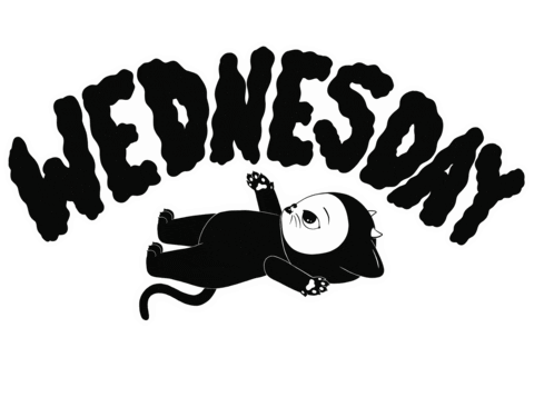Wednesday Weekday Sticker