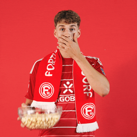 Soccer Popcorn GIF by Fortuna Düsseldorf