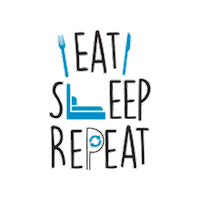 sealysingapore sleep eat repeat eatsleeprepeat Sticker